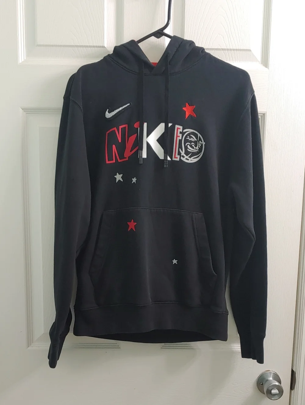 Nike NSW Club Stories Hoodie Adult S Black Pullover